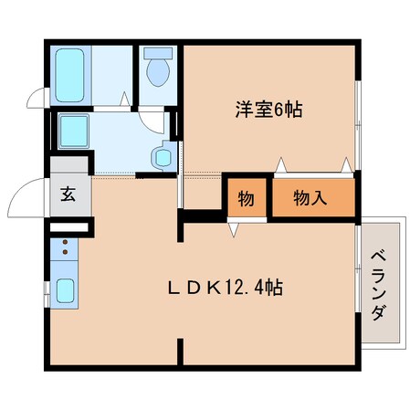 静岡駅 バス21分  松富下車：停歩8分 2階の物件間取画像